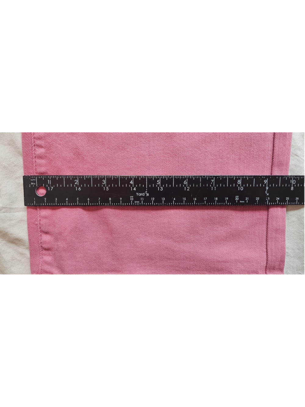 Women's Judy Blue High Rise Jeans Size 9 Pink Crochet Detail - Picture 6 of 7